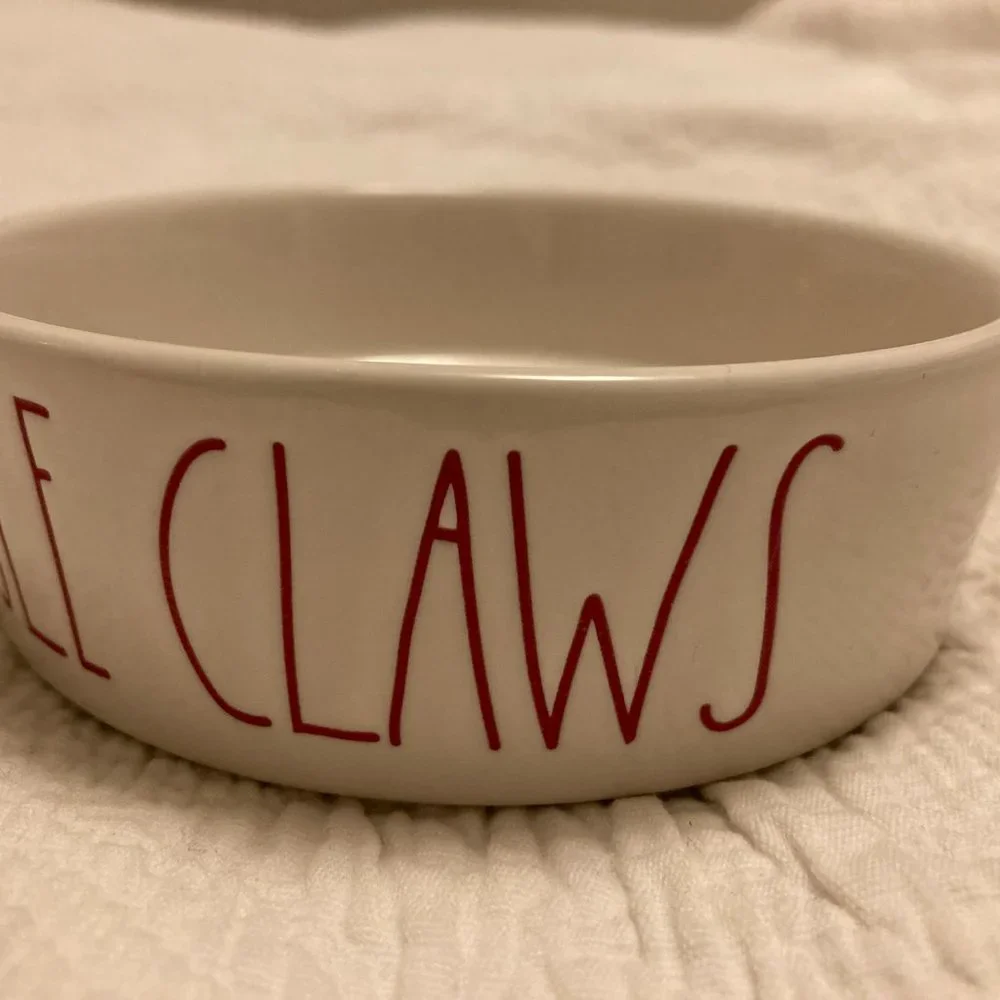 Jingle Claws Cat Bowl by Rae Dunn